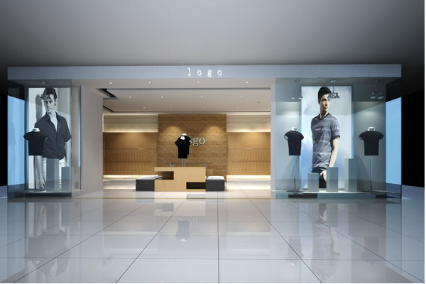 簡(jiǎn)單好看的服裝店裝修效果圖