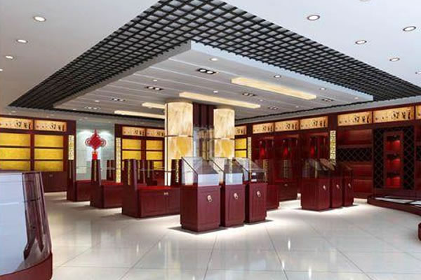 中式風格煙酒店裝修效果圖